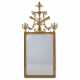 A GEORGE III GILTWOOD MIRROR - Foto 1