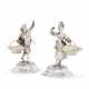 A PAIR OF VICTORIAN SILVER FIGURAL SALT-CELLARS - photo 1