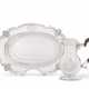 ADMIRAL ROWLEY'S SHAVING BOWL AND JUG: A GEORGE II SILVER SHAVING BOWL AND JUG - photo 1