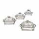 A SET OF FOUR GEORGE III SILVER ENTREE DISHES AND COVERS - photo 1