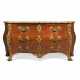 A REGENCE ORMOLU-MOUNTED KINGWOOD PARQUETRY COMMODE - photo 1