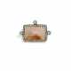 A JEWELLED AND GOLD-MOUNTED MOSS AGATE BROOCH - Foto 1