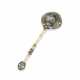 A CLOISONNÉ AND EN PLEIN ENAMEL SILVER-GILT SPOON - фото 1 A CLOISONNÉ AND EN PLEIN ENAMEL SILVER-GILT SPOON - фото 1