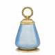 A TWO-COLOUR GOLD-MOUNTED GUILLOCHÉ ENAMEL SILVER GUM POT - photo 1