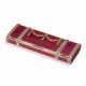 A JEWELLED THREE-COLOUR GOLD-MOUNTED AND GUILLOCHÉ ENAMEL SILVER-GILT VANITY CASE - photo 1