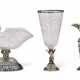 A GROUP OF THREE AUSTRIAN SILVER AND ENAMEL-MOUNTED ROCK CRYSTAL OBJECTS - photo 1