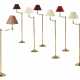 A GROUP OF SEVEN FRENCH BRASS-PLATED READING LAMPS - photo 1