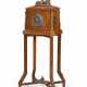 A NAPOLEON III SILVERED-BRONZE-MOUNTED OAK MEDAILLER-ON-STAND - photo 1