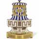 AN ORMOLU-MOUNTED SEVRES PORCELAIN 'BLEU NOUVEAU' VASE AND A COVER (VASE GREC 'A MEDAILLONS', 1ERE GRANDEUR) - photo 1