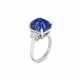 SAPPHIRE AND DIAMOND RING - photo 1