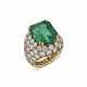 VAN CLEEF & ARPELS EMERALD AND DIAMOND RING - Foto 1
