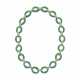 VAN CLEEF & ARPELS CHRYSOPRASE AND DIAMOND NECKLACE - photo 1