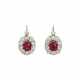 ANTIQUE RUBY AND DIAMOND EARRINGS - photo 1
