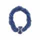 SAPPHIRE AND DIAMOND TORSADE NECKLACE - photo 1