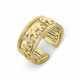 CARTIER GOLD, STEEL AND EMERALD CUFF BRACELET - photo 1