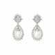 VAN CLEEF & ARPELS DIAMOND AND CULTURED PEARL PENDANT EARRINGS - photo 1