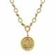 DAVID WEBB GOLD ‘ZODIAC’ PENDANT NECKLACE - photo 1