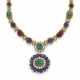 DAVID WEBB CARVED MULTI-GEM SAUTOIR NECKLACE - фото 1