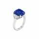 SAPPHIRE AND DIAMOND RING - photo 1