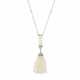 ART DECO SEED PEARL AND DIAMOND NECKLACE - фото 1
