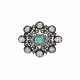 ANTIQUE EMERALD AND DIAMOND BROOCH - Foto 1