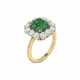 EMERALD AND DIAMOND RING - Foto 1