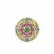 TIFFANY & CO., PAULDING FARNHAM, ANTIQUE MULTI-COLORED SAPPHIRE, DIAMOND AND ENAMEL PENDANT BROOCH - photo 1
