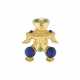 VAN CLEEF & ARPELS MULTI-GEM AND GOLD MESOAMERICAN PENDANT BROOCH - Foto 1