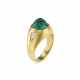 BULGARI EMERALD AND DIAMOND RING - photo 1