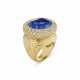 SAPPHIRE AND DIAMOND RING - photo 1