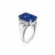 SAPPHIRE AND DIAMOND RING - photo 1