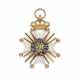 INSIGNE DE CHEVALIER DE L’ORDRE DE SAINT HUBERT DE BAVIERE DE JOACHIM MURAT (1767-1815), ROI DE NAPLES OU DE SON FILS NAPOLÉON ACHILLE MURAT - photo 1