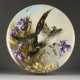 A LARGE PORCELAIN PLATTER SHOWING A BIRD - photo 1
