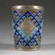 A SILVER AND CLOISONNÉ ENAMEL BEAKER - photo 1
