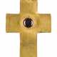 A BYZANTINE GOLD AND GARNET CROSS - photo 1