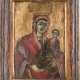 A SMALL ICON SHOWING THE HODIGITRIA MOTHER OF GOD - photo 1