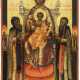 A MONUMENTAL AND FINE ICON OF THE MOTHER OF GOD OF THE KIEV CAVES (PECHERSKAYA MOTHER OF - photo 1