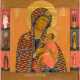 AN ICON SHOWING THE MOTHER OF GOD 'O VSEPYETAYA MATI' (O ALL-HYMNED MOTHER) - photo 1