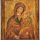 A SMALL ICON SHOWING THE SHUI-SMOLENSKAYA MOTHER OF GOD - photo 1