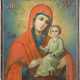 A LARGE ICON SHOWING THE TIKHVINSKAYA MOTHER OF GOD - photo 1