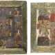 TWO ICONS WITH BASMA: A QUADRI-PARTITE ICON SHOWING FOUR PORTRAITS OF THE MOTHER OF GOD - photo 1