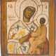 IKONE MIT DER GOTTESMUTTER VON TICHWIN (TICHWINSKAJA) - Foto 1