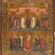 AN ICON SHOWING THE PROTECTING VEIL OF THE MOTHER OF GOD (POKROV) - photo 1
