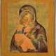 AN ICON SHOWING THE VLADIMIRSKAYA MOTHER OF GOD - photo 1