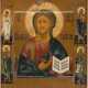 A SMALL ICON SHOWING CHRIST PANTOKRATOR - photo 1