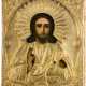 A LARGE ICON SHOWING CHRIST PANTOKRATOR WITH OKLAD - photo 1 A LARGE ICON SHOWING CHRIST PANTOKRATOR WITH OKLAD - photo 1