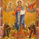 A LARGE ICON SHOWING CHRIST OF SMOLENSK - фото 1
