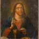 AN ICON SHOWING CHRIST AND THE EUCHARIST - photo 1