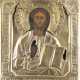 IKONE MIT CHRISTUS PANTOKRATOR MIT OKLAD - Foto 1