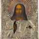 A SMALL ICON SHOWING CHRIST THE SAVIOUR WITH OKLAD - photo 1 A SMALL ICON SHOWING CHRIST THE SAVIOUR WITH OKLAD - photo 1
